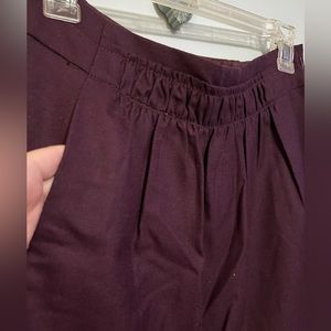 J crew 2 aubergine winter skirt
